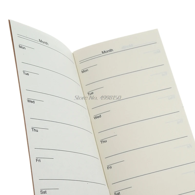 1 шт. винтажный блокнот Еженедельный план дневник планировщик для детей офисные