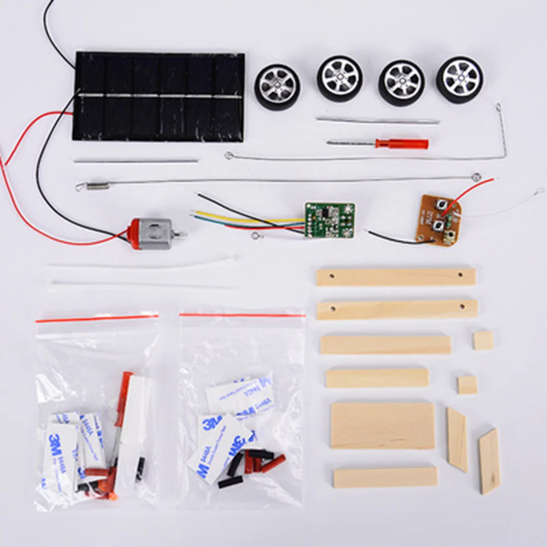 DIY креативная Беспроводная радиоуправляемая модель автомобиля на солнечной