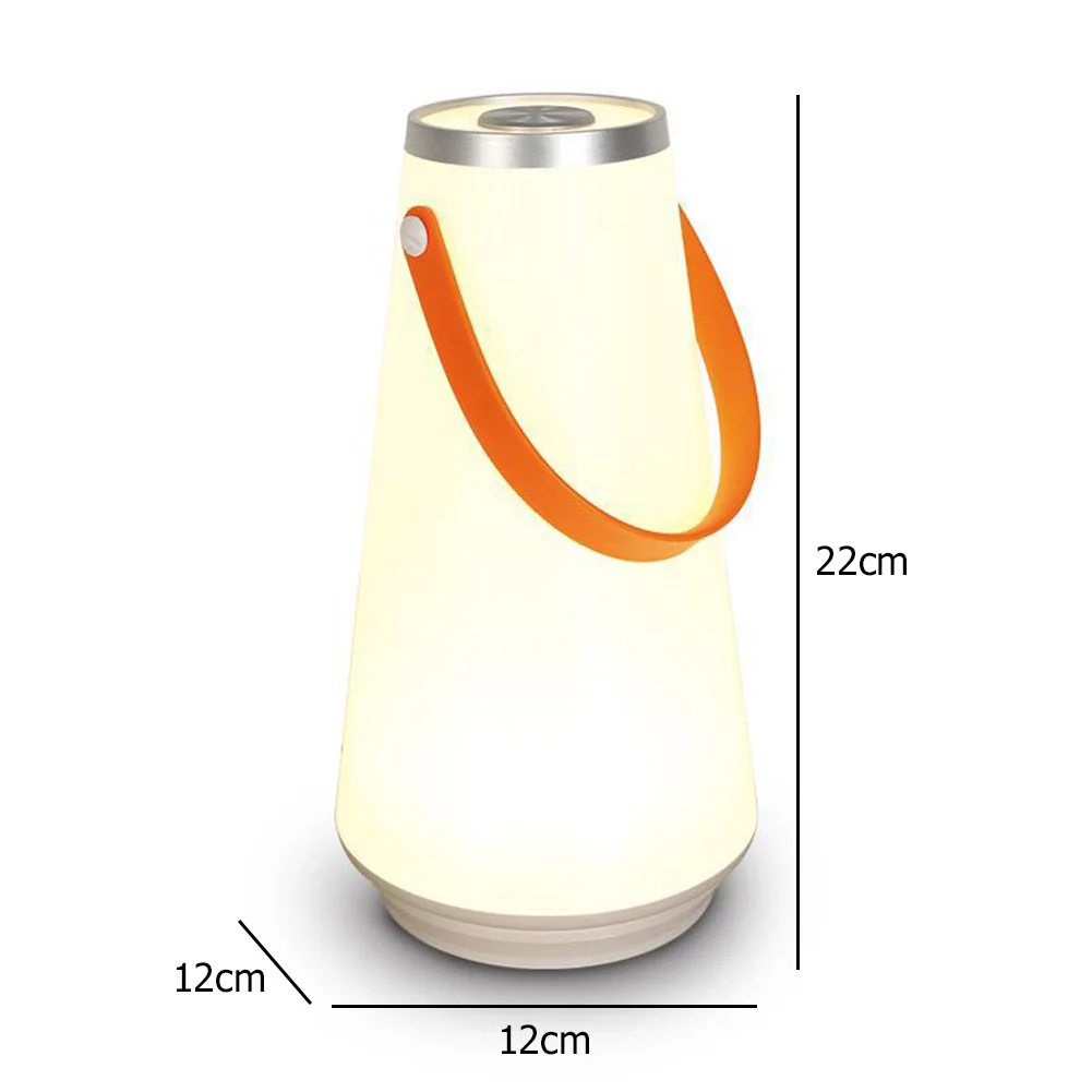 

Hand-held Touch Sensor Night Lamp Portable LED Emergency Light USB Rechargeable Hanging Camping Light Outdoor Garden Decoration
