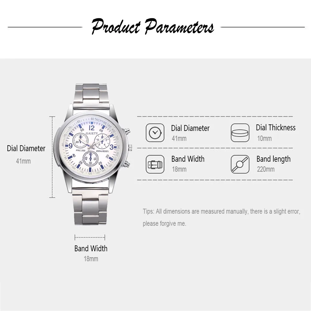 

Men's Steel Belt Analog Sport Quartz Wrist Watch Mens' Watches Business Stainless Steel Mesh Belt Watch Simple Dial Quartz Watch