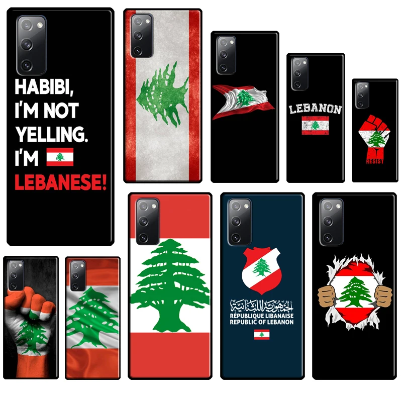 Чехол с ливанским флагом для Samsung Galaxy S20 FE S21 Ultra S8 S9 S10 Note 10 Plus 20 S22 - купить по