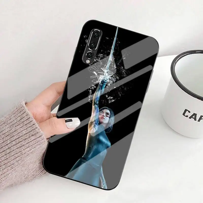 

Alita Battles Angels Phone Case Tempered Glass For Huawei P9 10 10plus 20 20Pro 30mate9 10 20 20Pro Honor8X 9 10 V10 Nova3I 5