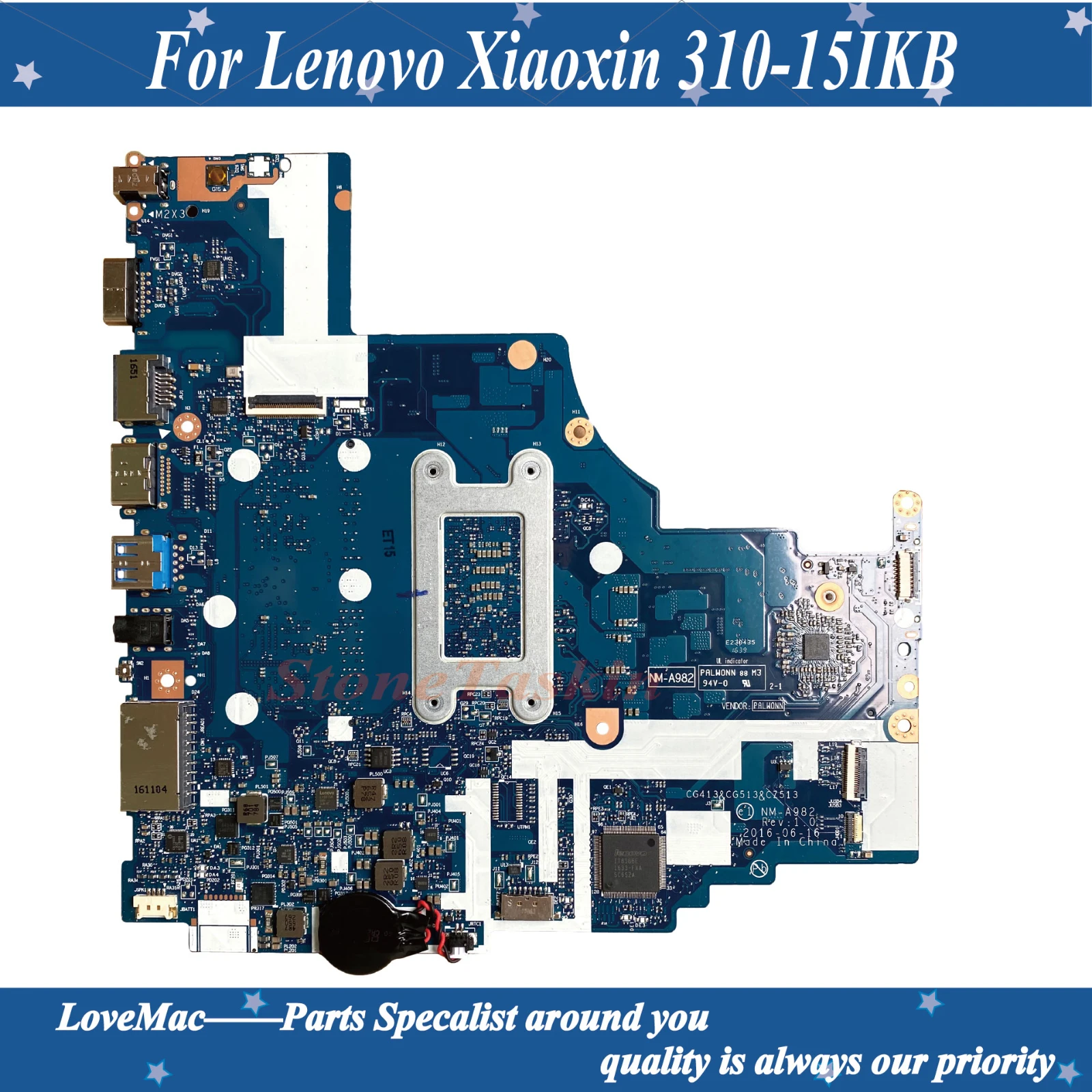 Хорошее качество NM-A982 материнская плата для ноутбука Lenovo 310-15IKB оригинальная 4G-RAM