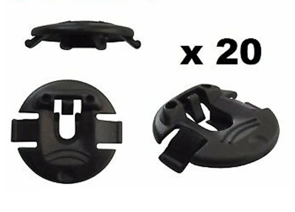 

20pcs Wheel Arch Lining Splash Guard Clips For A1 Wheel Arch Inner Lining Fastener Washer Splash Clamp T21 4F0825429A