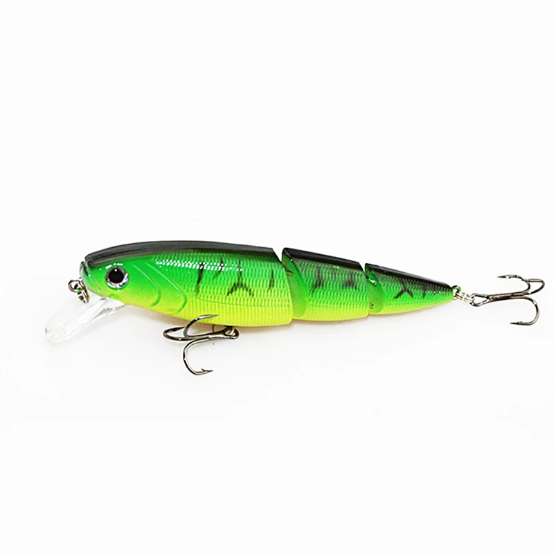 WALK FISH 1 шт. рыболовная приманка 10 5 см 15 г Swimbait 3 сегмента Minnow рыболовный крючок с