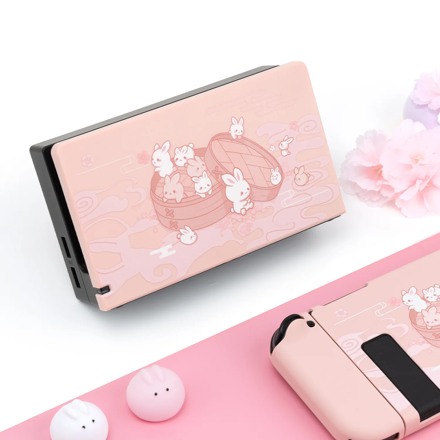 GeekShare Чехол для Nintendo Switch зарядная док-станция Kawaii хлопок Мороженое Кот полное