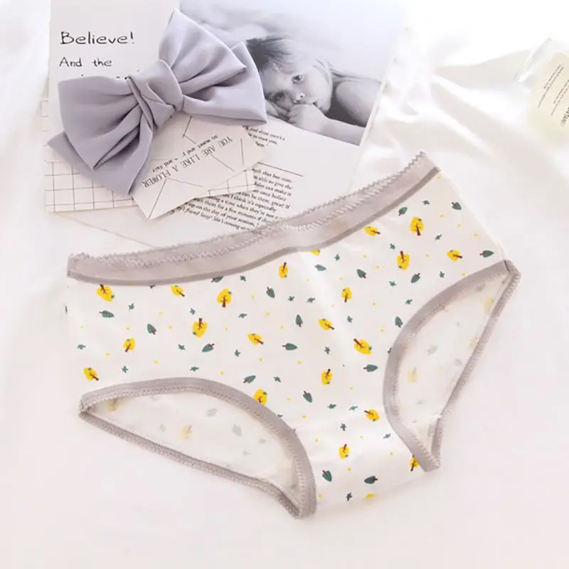 X милое нижнее белье с кошками в Вертикальную Полоску женские хлопковые штаны