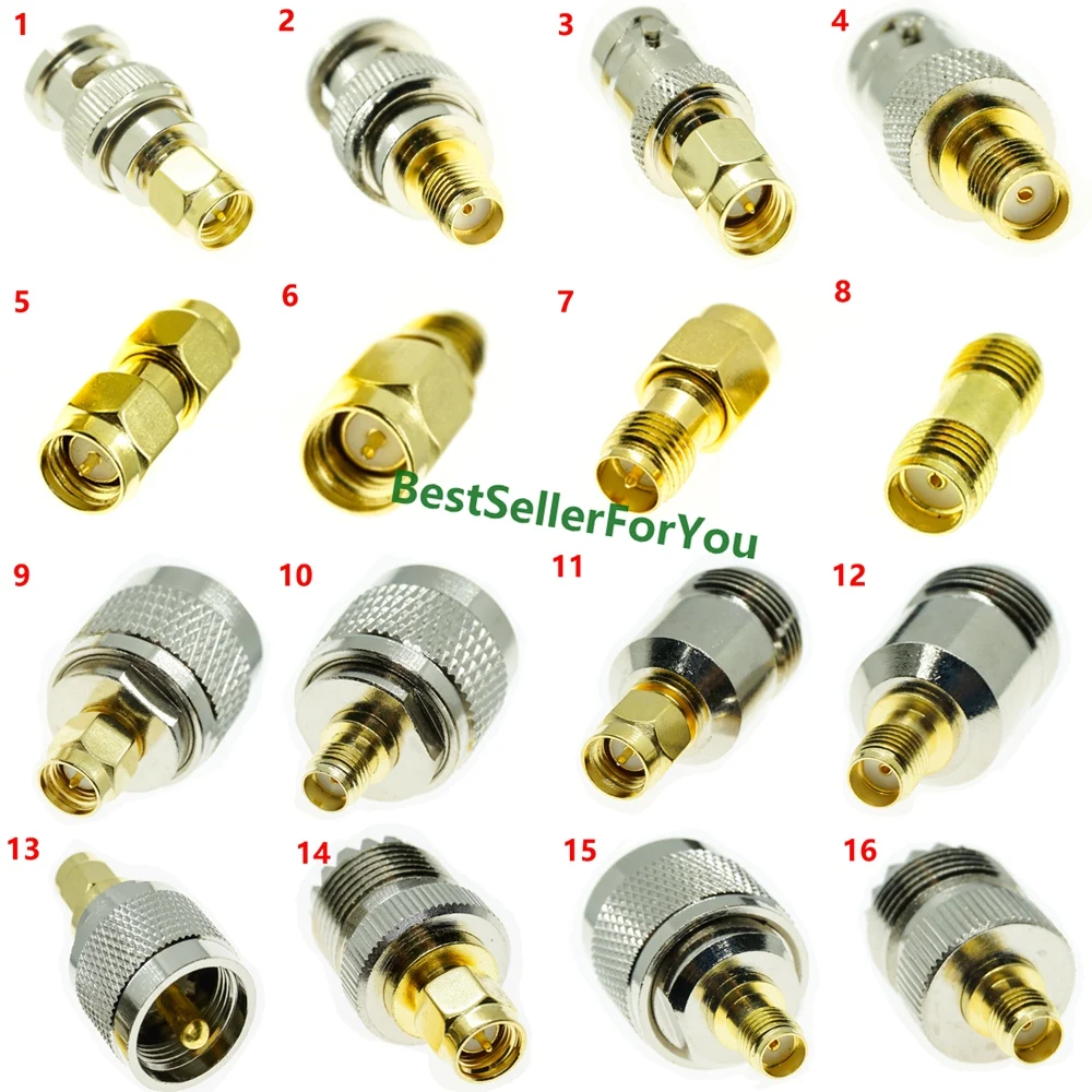 SMA разъем N BNC UHF RPSMA SO239 PL259 мужской женский прямой конвертер ВЧ