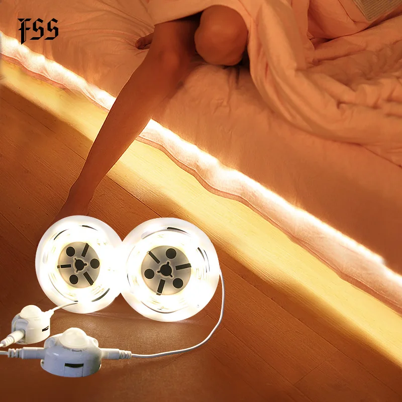 FSS Индукционное освещение для шкафа светильник кровати с зарядкой человеческого