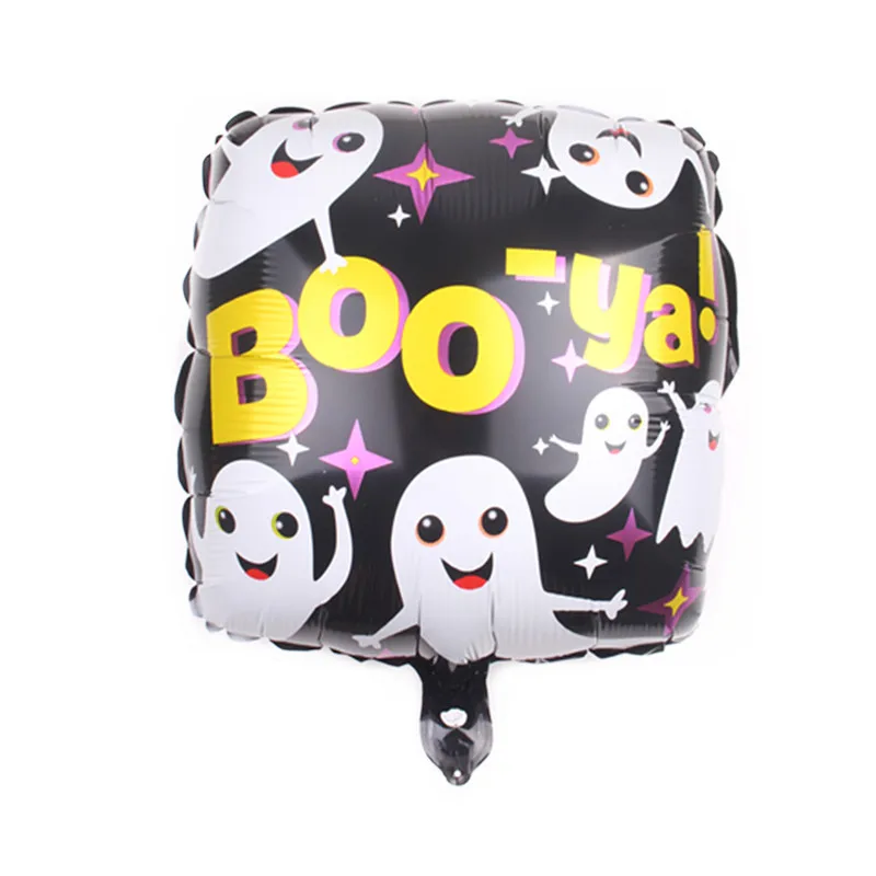 Милый квадратный Счастливый Хэллоуин фольга шары детская игрушка для вечеринки