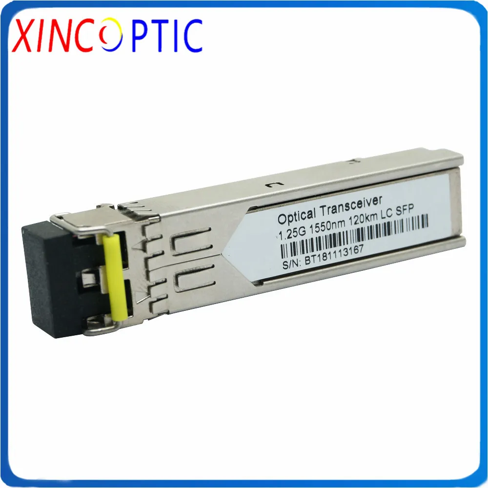 

Одномодовый 1,25G 1550nm 120KM двойной LC дуплексный DDM (SFP-LD) волоконно-оптический модуль приемопередатчика 1000Base-ZX
