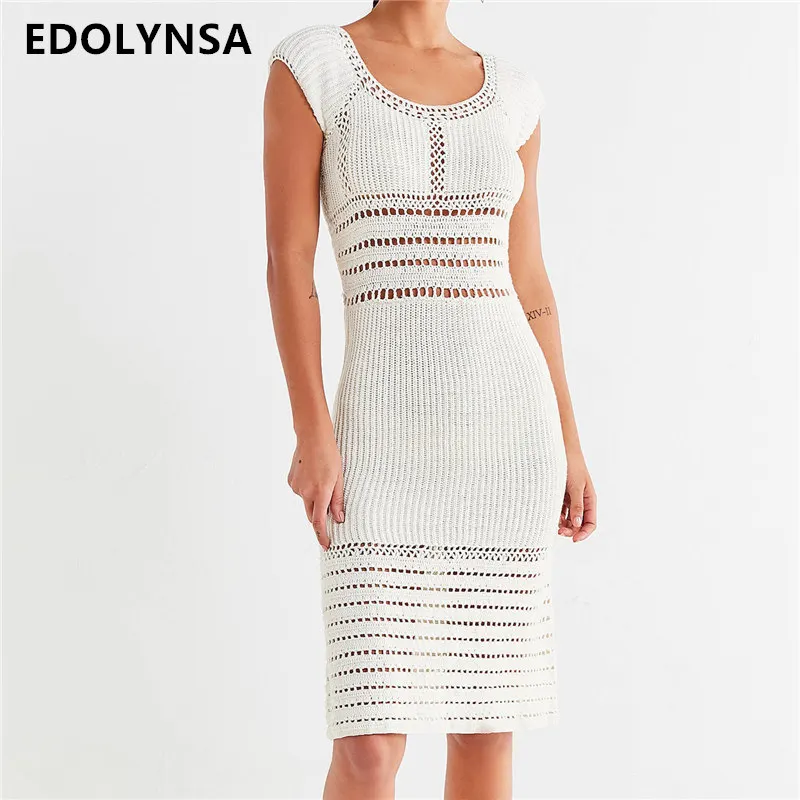 Трикотажное пляжное платье 2020 Пляжная накидка вязаная крючком Туника Пляжное