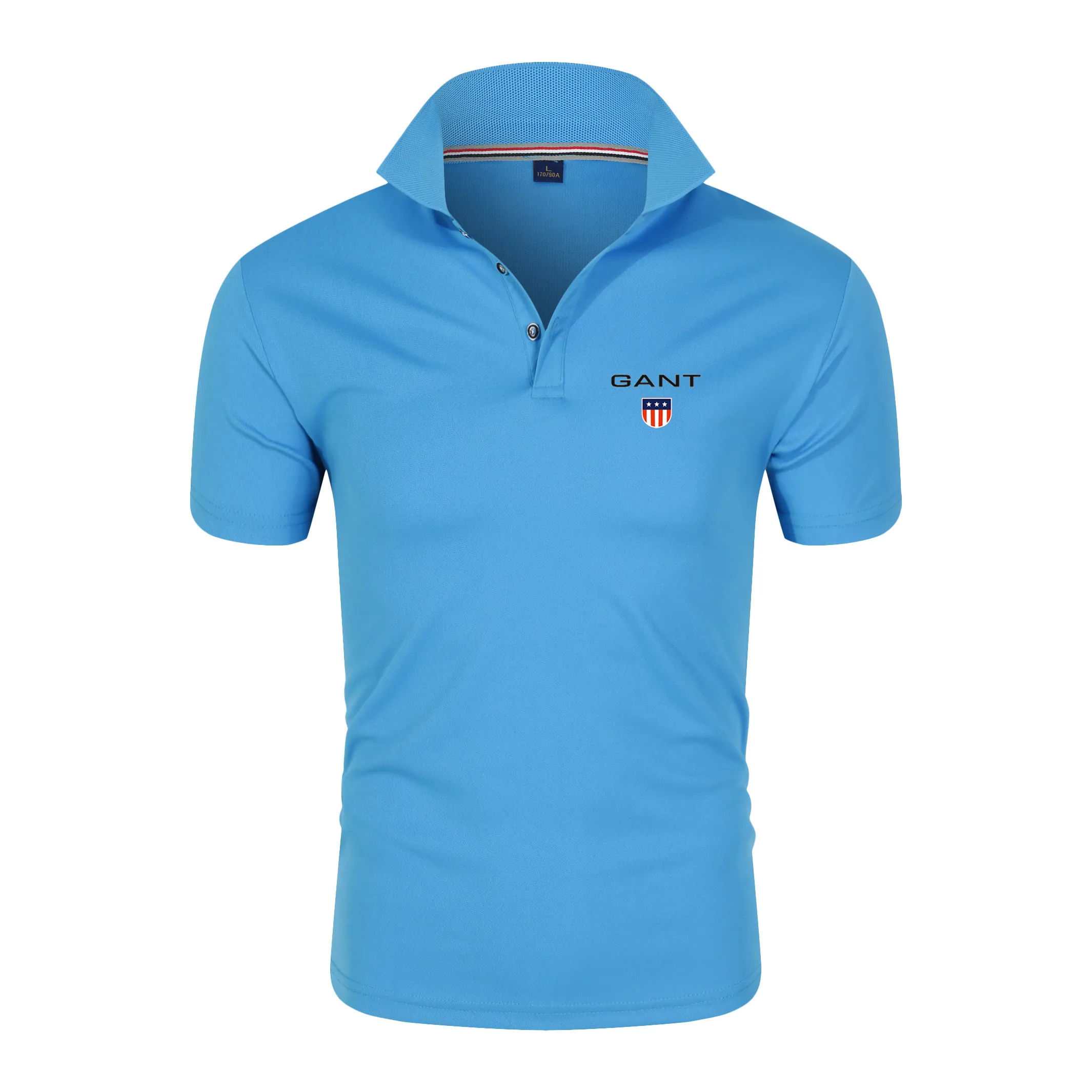 

2021 Summer New Men's Comfortable Breathable Classic Business Casual Short T Shirt