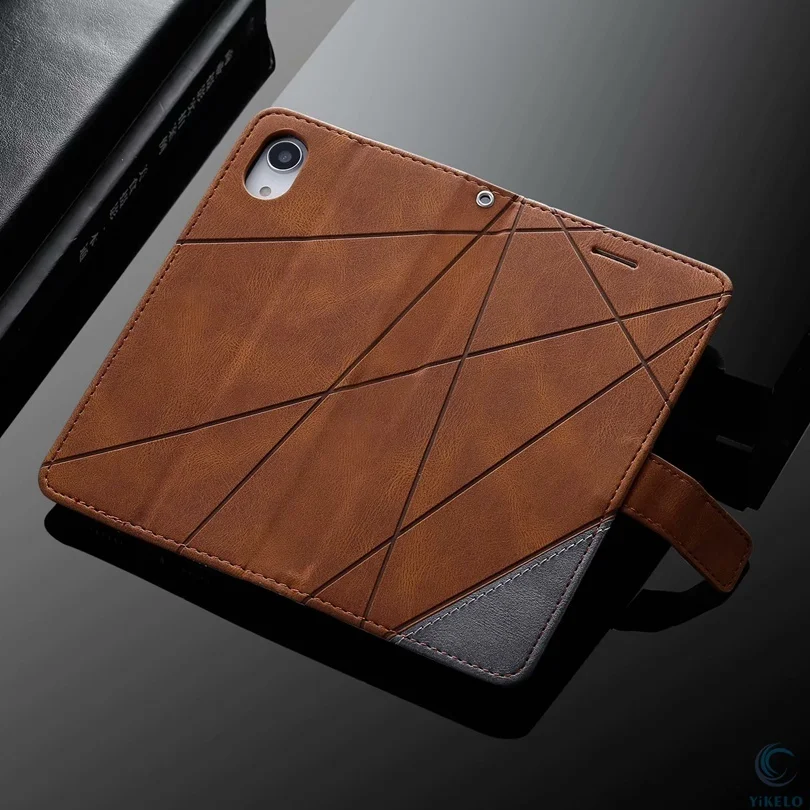 Ультратонкий кожаный чехол-книжка для Sony Xperia 1 10 II III 5 XZ1 XZ3