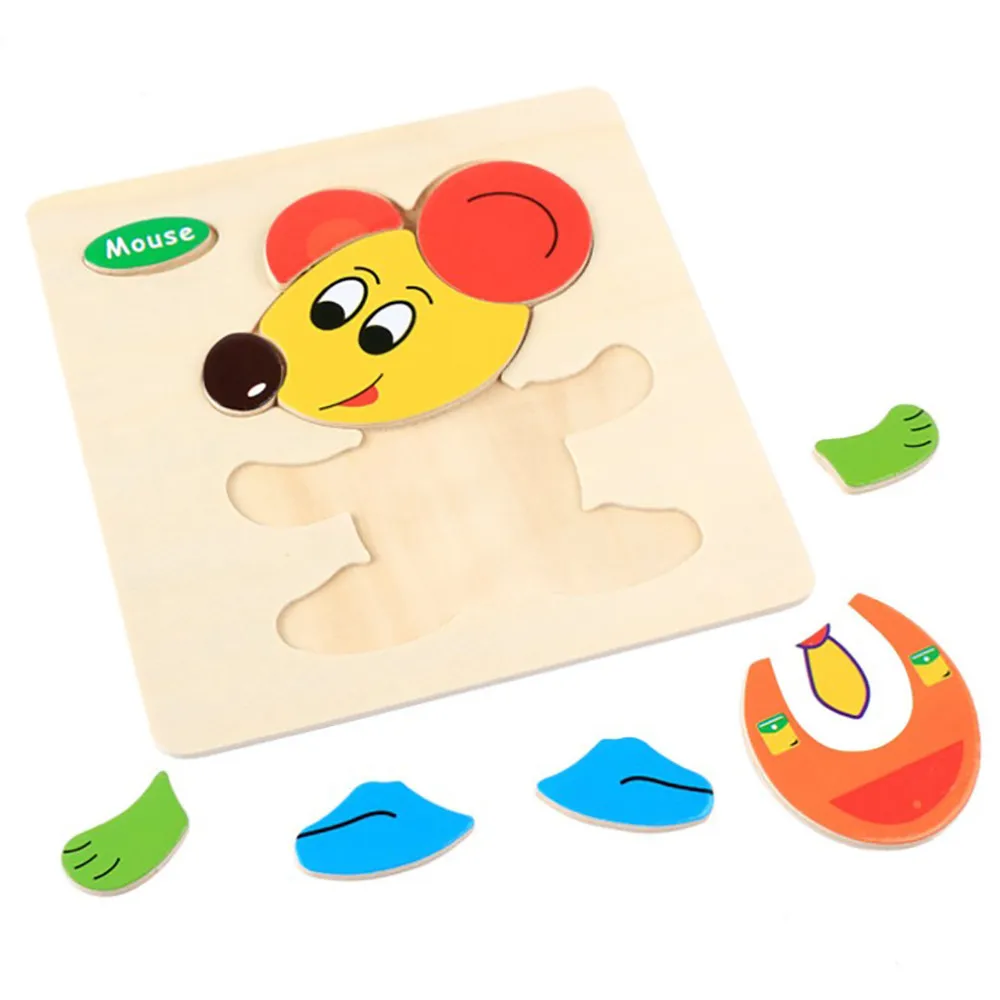 

Funny Wooden Puzzle Educational Developmental Baby Kids Puzzle Educational Toys Child Early Training Game Training Toy 2021