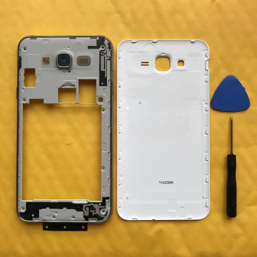 Оригинальная средняя рамка корпуса для samsung Galaxy J7 J700 J700F J700H J700M чехол для телефона задняя крышка аккумулятора