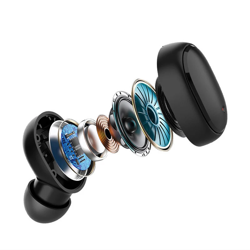 TWS A6S беспроводные наушники Bluetooth совместимые Стереонаушники Спортивные мини с