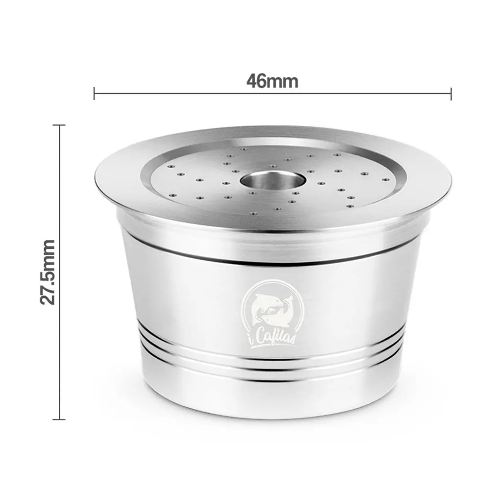Нержавеющая сталь многоразового кофе капсула Pod фильтр капельница Темпер