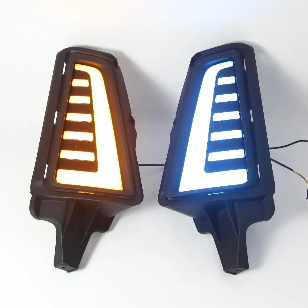 

LED DRL Daytime Running Light Front Bumper Fog Lamp w/ Turn Signal for Toyota Hiace 2019 2020