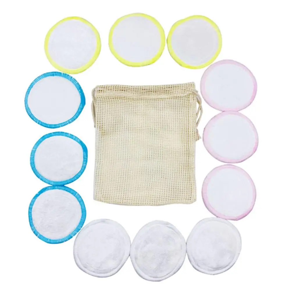 Подушечка Для Снятия Макияжа многоразовая моющаяся подушечка из бамбукового