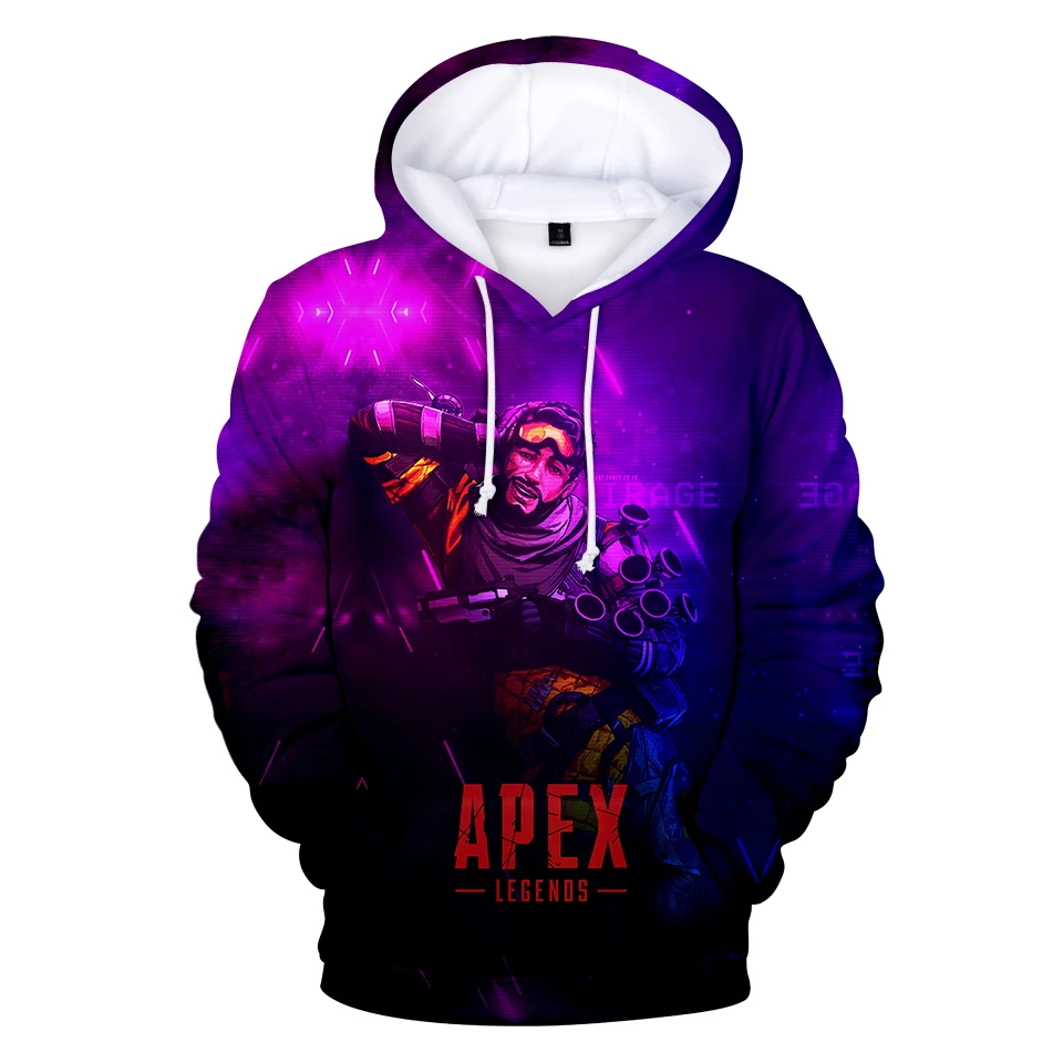 

Men/Women Fall Harajuku Trendy Sweatshirt Hoodie Tops Print Hip Hop Apex Legends 3D Casual Hooded Men Mature style Coats