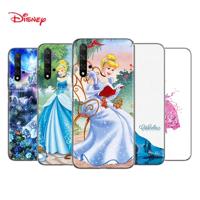 

TPU Silicone Cover Cinderella Princess For Honor 30 30S V30 V20 9N 9S 9A 9C 20S 20E X10 20 7C Lite Pro Plus Phone Case