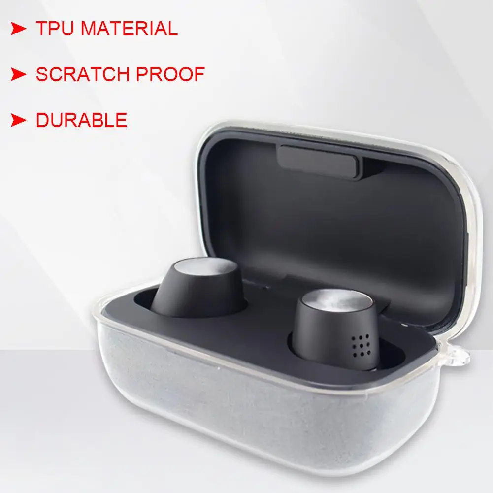 Устойчивый к царапинам ТПУ прозрачный чехол для наушников Sennheiser Momentum True Wireless 2