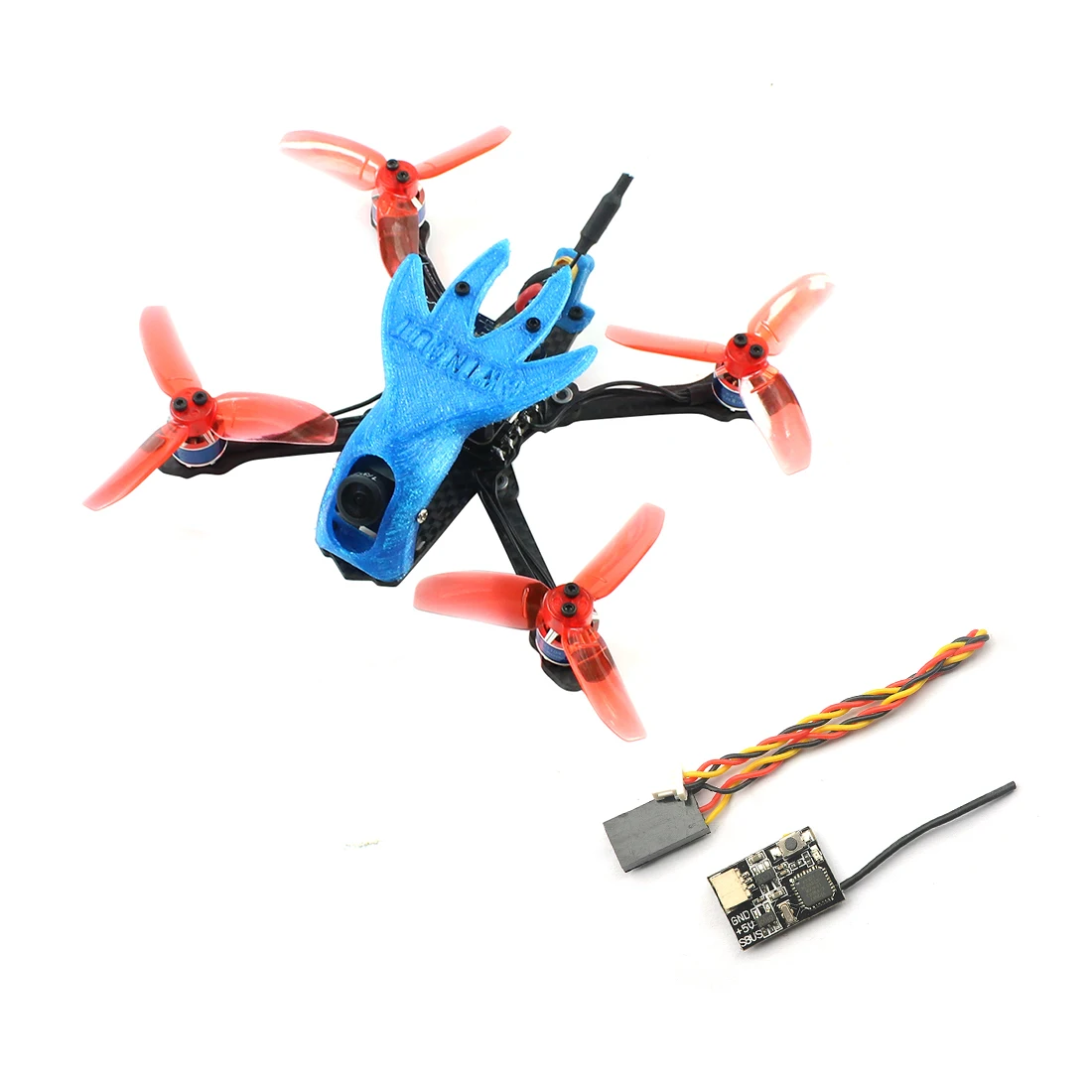Гоночный Дрон DIY 135 мм бесщеточный FPV 2S Mini F4 Контроллер полета XT1104 7500KV Flysky FS I6 пульт