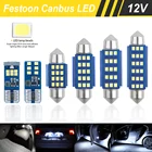 1x31 мм 36 мм 39 мм 41 мм C10W C5W T10 W5W гирлянда Canbus Светодиодная Лампочка интерьер автомобиля потолочный купольный светильник лампа для номерного знака белый