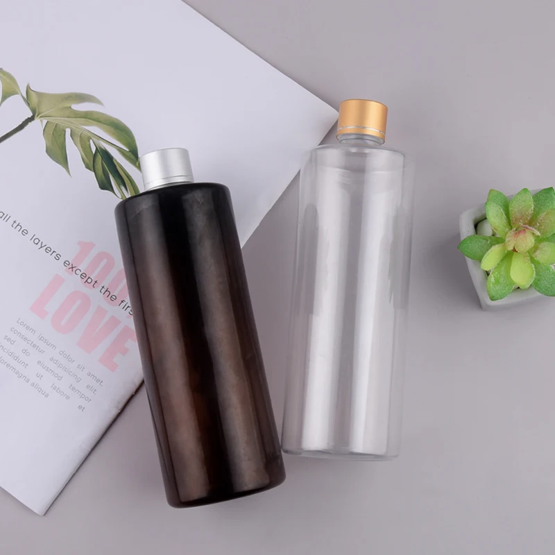 Косметическая многоразовая бутылка 500 мл с колпачком для колы