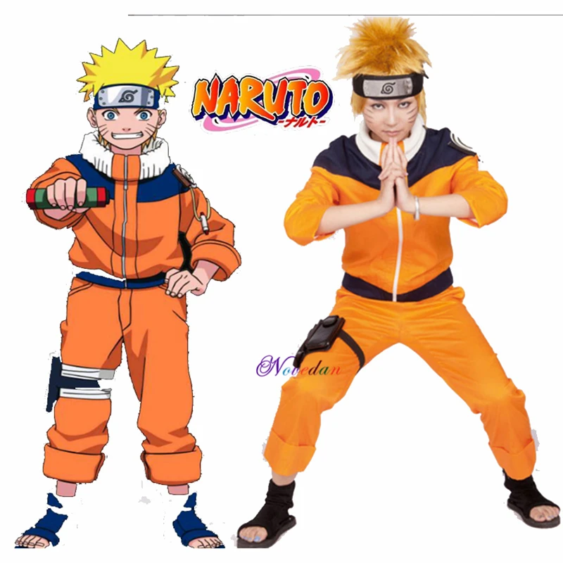 Anime Cosplay Naruto Cosplay Costume Uzumaki Naruto Outfit Full Set Jacket Top Pants Party Halloween Costume For Men Adult hot naruto sai cosplay costume halloween costume full set