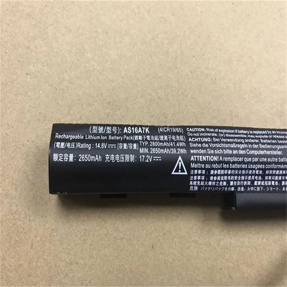 LMDTK Новый аккумулятор для ноутбука Acer Aspire E 15 series ноутбуков серии 5 5G 553G 575G 774G AS16A5K