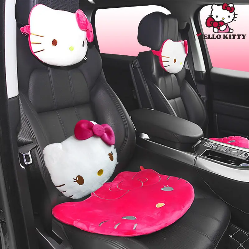 

TAKARA TOMY Hello Kitty Car Headrest Cartoon Cute Neck Pillow Car Pillow Car Fatigue Pillow Car Interior Decoration Pillow