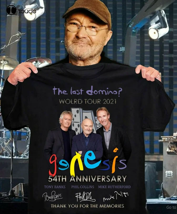 

The Last Domino World Tour 2021 Genesis 54Th Anniversary Thank You For T-Shirt Vintage T Shirts Custom Aldult Teen Unisex Xs-5Xl