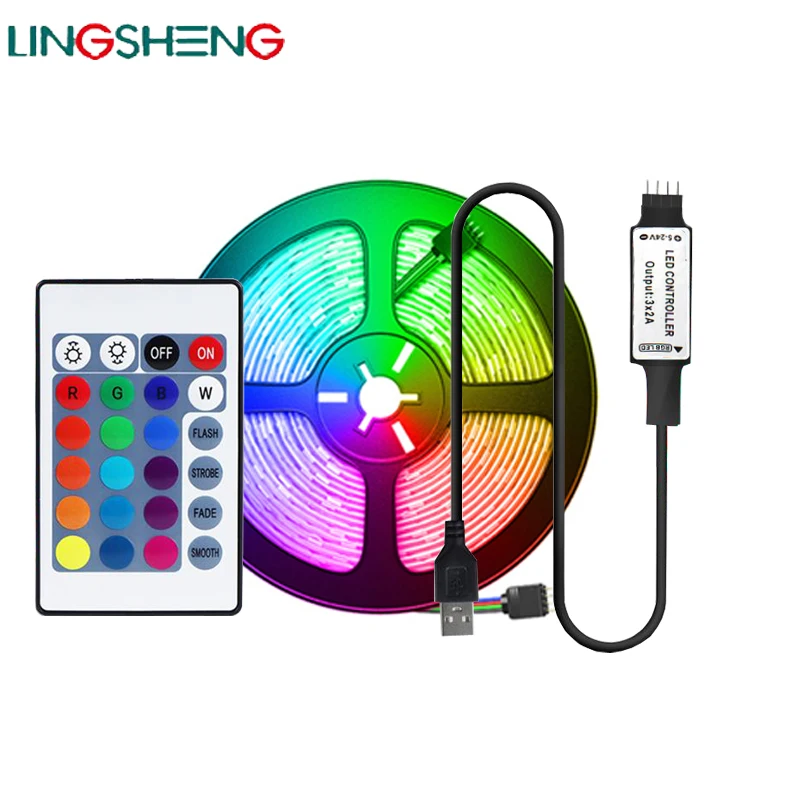 5 в светодиодный ленточный светильник ТВ 3528 SMD HD TV tv лампа диодный гибкий ПК экран
