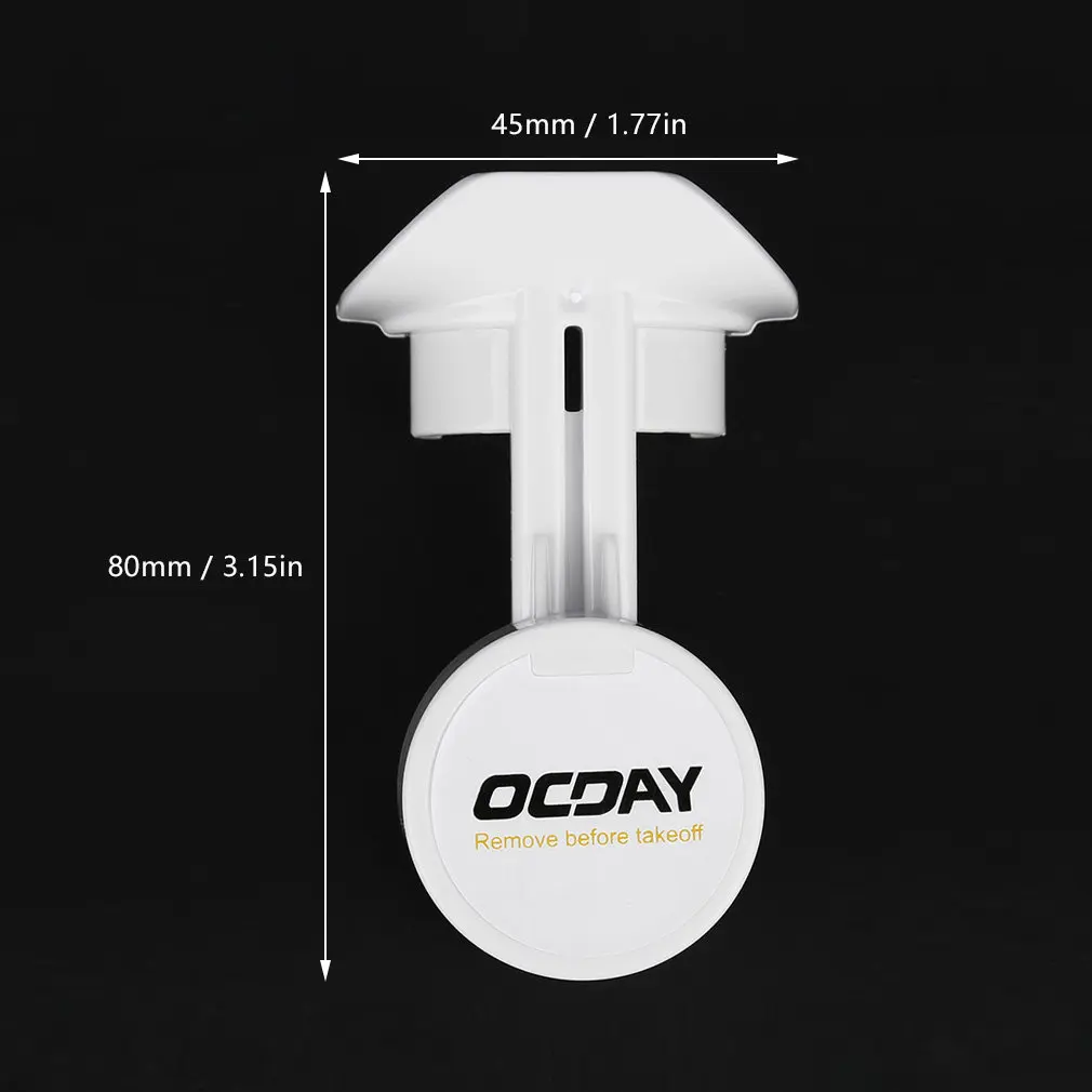 

1 PC OCDAY White ABS Protective Dustproof Camera Lens Cap Cover Case Gimbal Lock Suitable for DJI Phantom 4