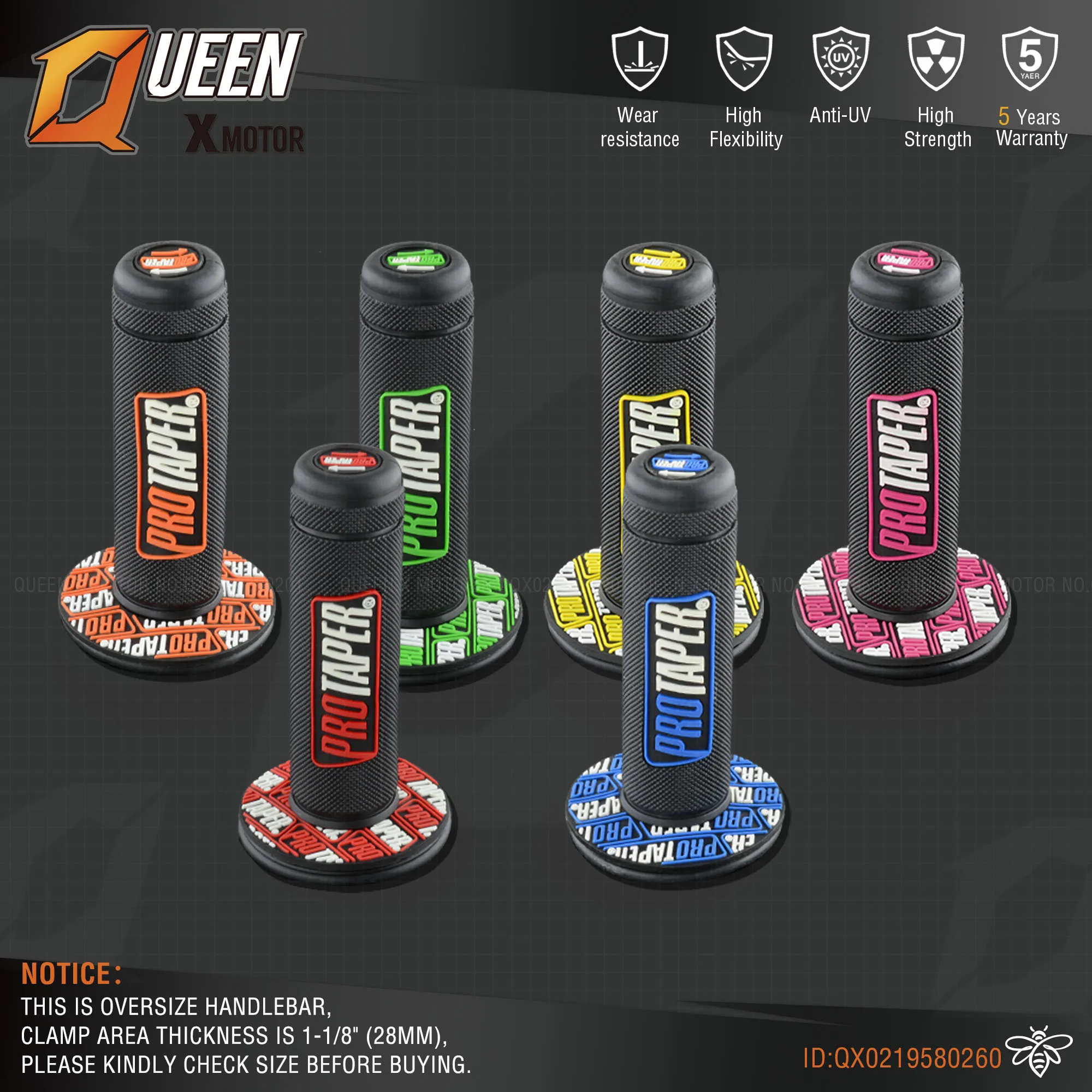 MX gel like для 7/8 &quotРуль светло голубые резиновые ручки мотоцикла supermoto питбайк dirt pit