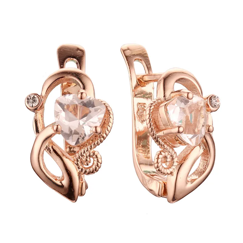 Комплект ювелирных изделий в Корейском стиле для женщин серьги и кольцо форме