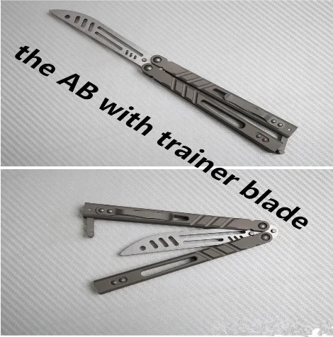 Тренировочный нож с бабочками Alpha Beast 3 0 baiplus D2 лезвие титановая ручка Jilt не острый