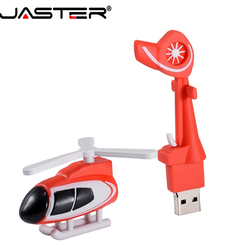 JASTER USB 2 0 мультяшный вертолет модель usb флэш-накопитель 4 Гб 128 ГБ 16 32 64