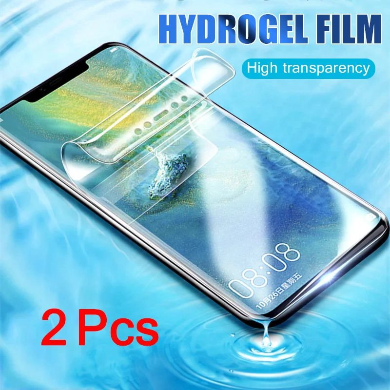 

Гидрогелевая пленка для экрана Huawei P40 P30 P20 Mate 20 Pro, защитная пленка для экрана Honor 9X 8X 10 20 30 Pro, защитная пленка, 2 шт.