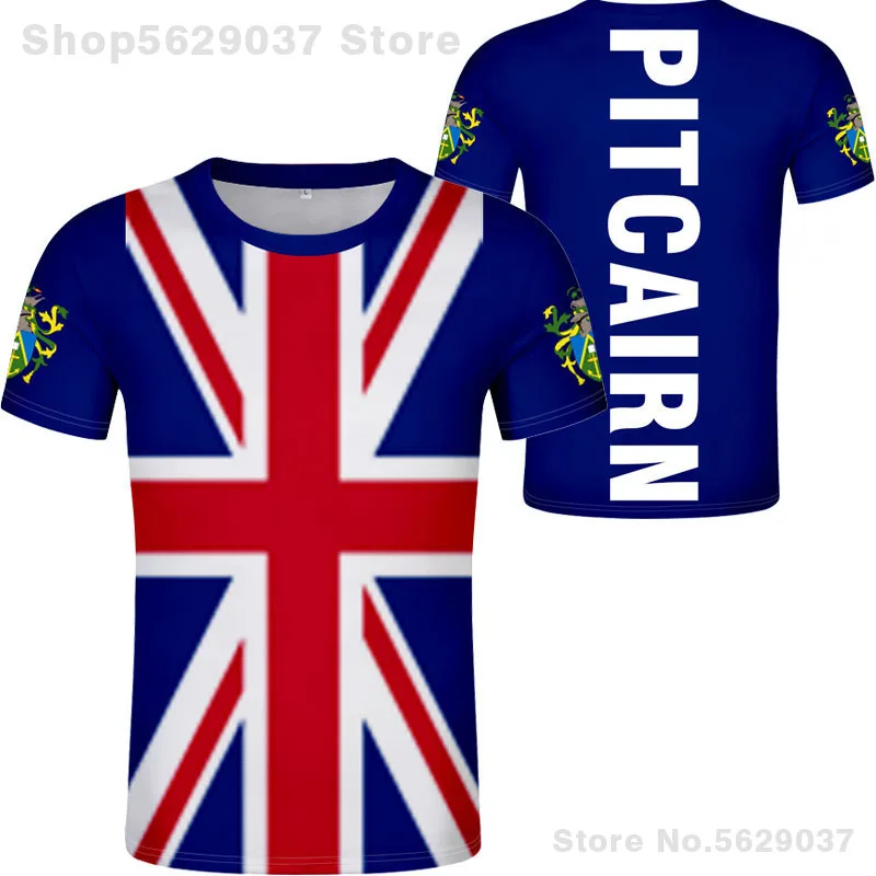 Футболка с изображением острова Питкэрн футболка сделай сам бесплатным именем и