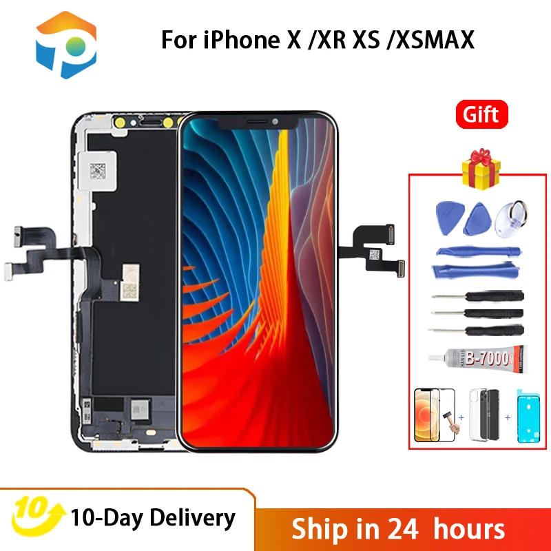 AAA +++ для iPhone X XS OLED с 3D сенсорным дигитайзером в сборе ЖК-экран сменный дисплей iPhoneX
