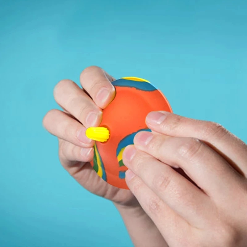 Novel Squishy Fidget Toys Antistress Elastic Toy Camouflage Bounce Bowl Hip Hop Jumping Creativity Outdoor Sports Spinning Top | Игрушки и