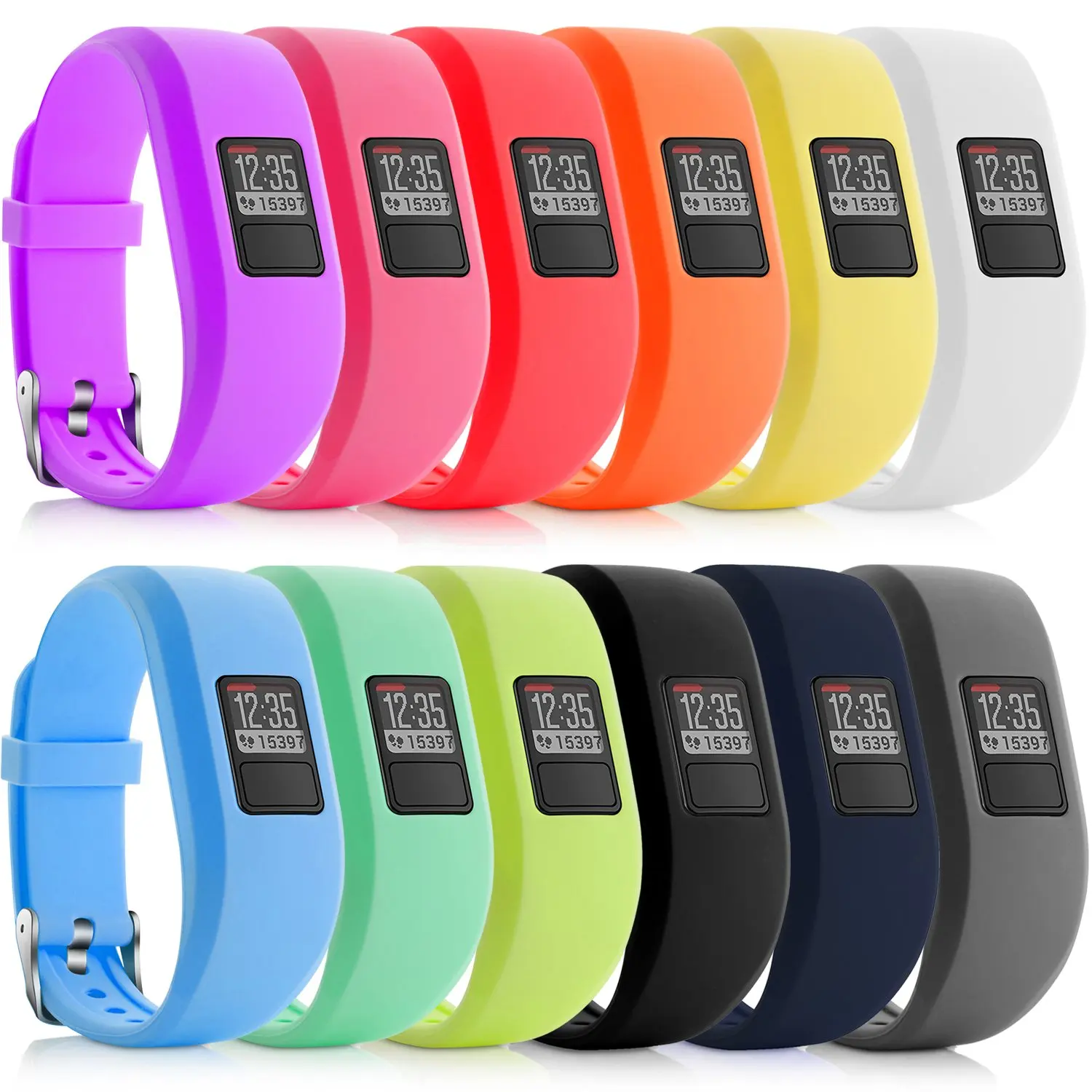 Ремешок для умных часов из чистого силикона ремешок Замена Garmin Vivofit JR JR2 Junior