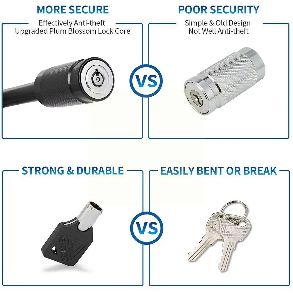 

Прочный Крюк-замок с язычком, сцепное устройство, блокировка с защитой от ржавчины, сцепная муфта, навесной замок, Противоугонный прицеп, за...