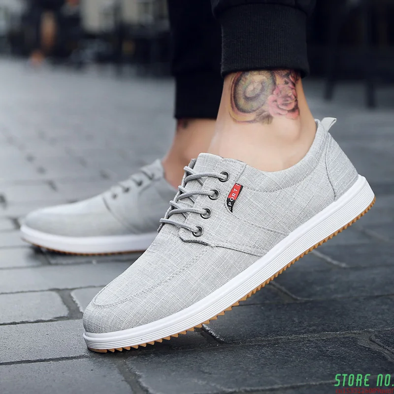 

Winter men shoes fashion Walking Shoes black shoes for men Keep warm Canvas shoes men Leather Casual Shoes 39