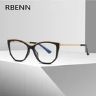 Очки для чтения RBENN женские, модные Компьютерные аксессуары кошачий глаз с CR-39 линзами, с защитой от сисветильник, + 2021, 1,75, 2,25
