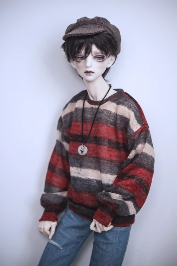 Одежда для куклы BJD 1/3 1/4 1/6 MSD DD Размер Модная коричневая рисовая красная серая