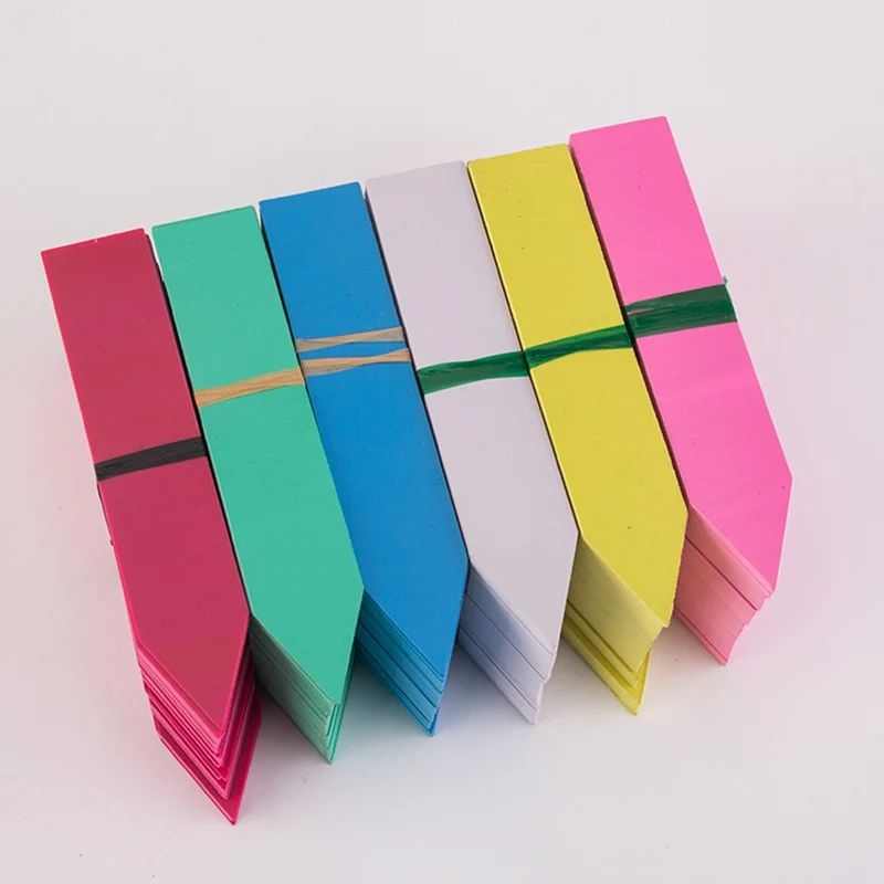 100 шт. Пластик растений метки Водонепроницаемый завод сад Этикетки комнатные